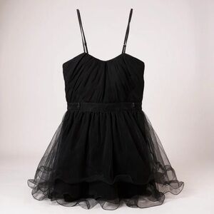 Rinascimento Black Mini Dress